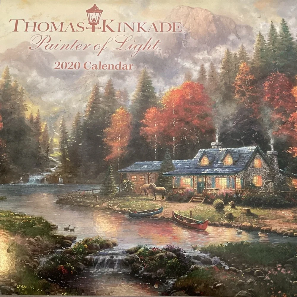 Thomas Kinkade 2020 Deluxe Wall Calendar